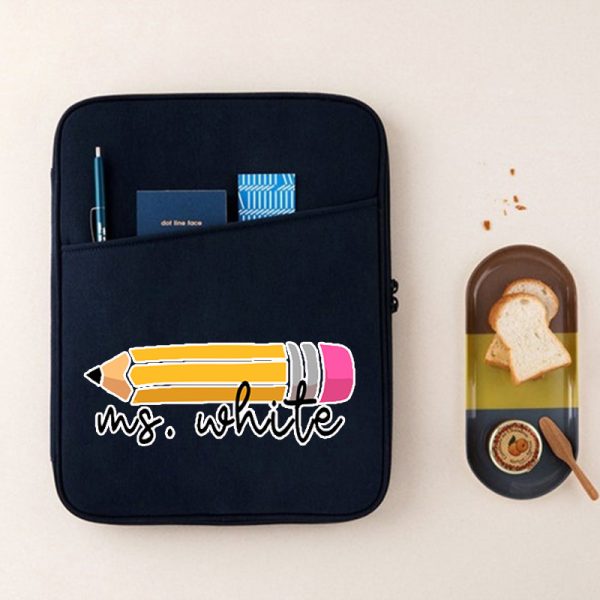 Personalized Pencil Teacher 13 MacBook Case"