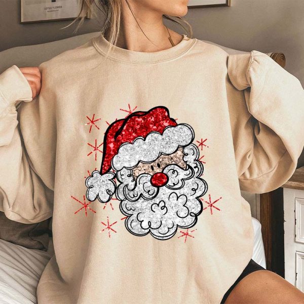 Santa Claus Christmas Teacher Sweatshirt
