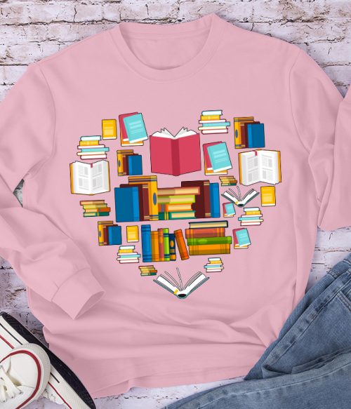 Fill Your Heart With Books Long Sleeve T-Shirt