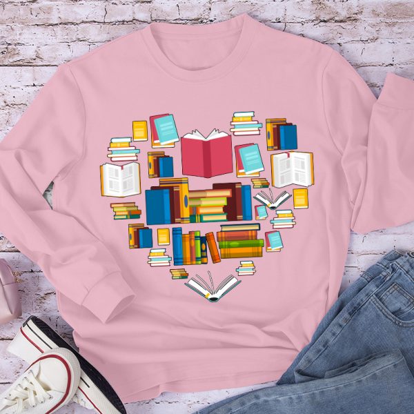 Fill Your Heart With Books Long Sleeve T-Shirt