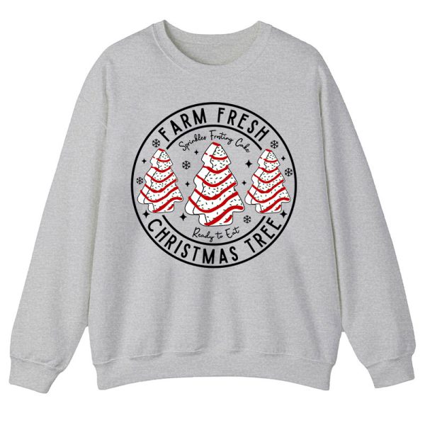 Farm Fresh Christmas Tree Teacher Sweatshirt