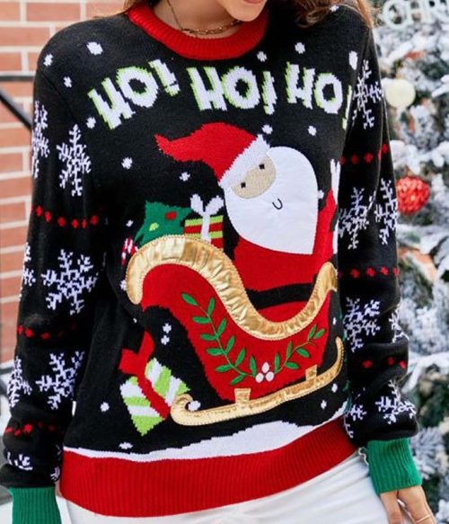 Ho Ho Ho Santa Claus Sweater