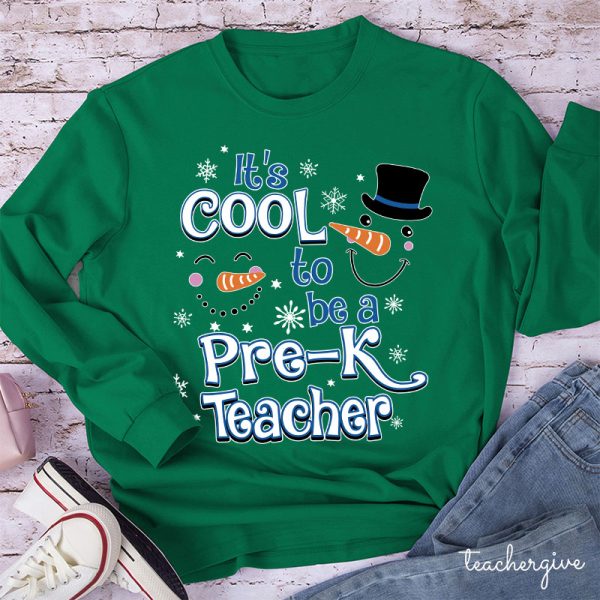 Personalized It's Cool To Be A Teacher Long Sleeve T-Shirt
